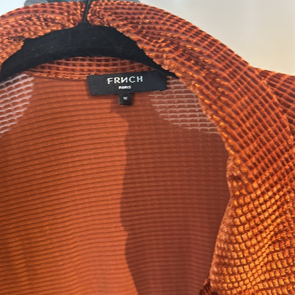 Rust Color Jumpsuit Size Medium - image 2